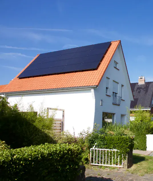 Une jolie maison équipée de panneaux solaires en autoconsommation