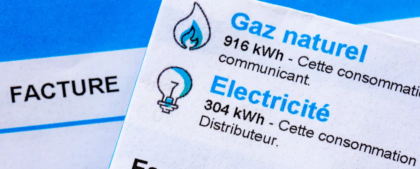 une facture d'électricité d'EDF