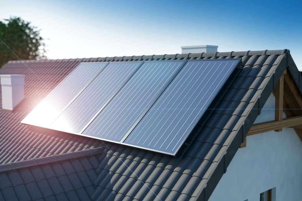 Des panneaux photovoltaïques sur un toit